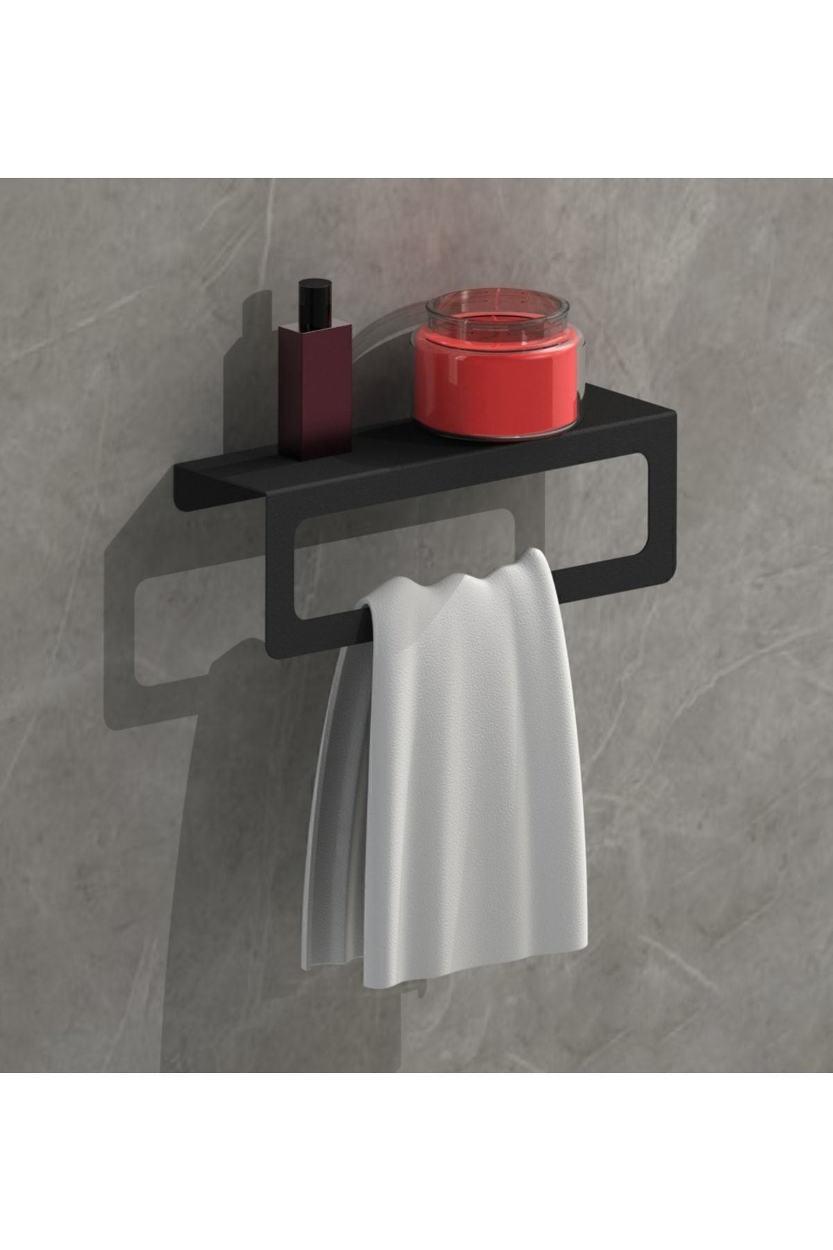 Dione Store Modern Metal 3-Piece Set Shelf Bathroom Towel Rack - Roll Towel Rack - Toilet Paper Holder 2