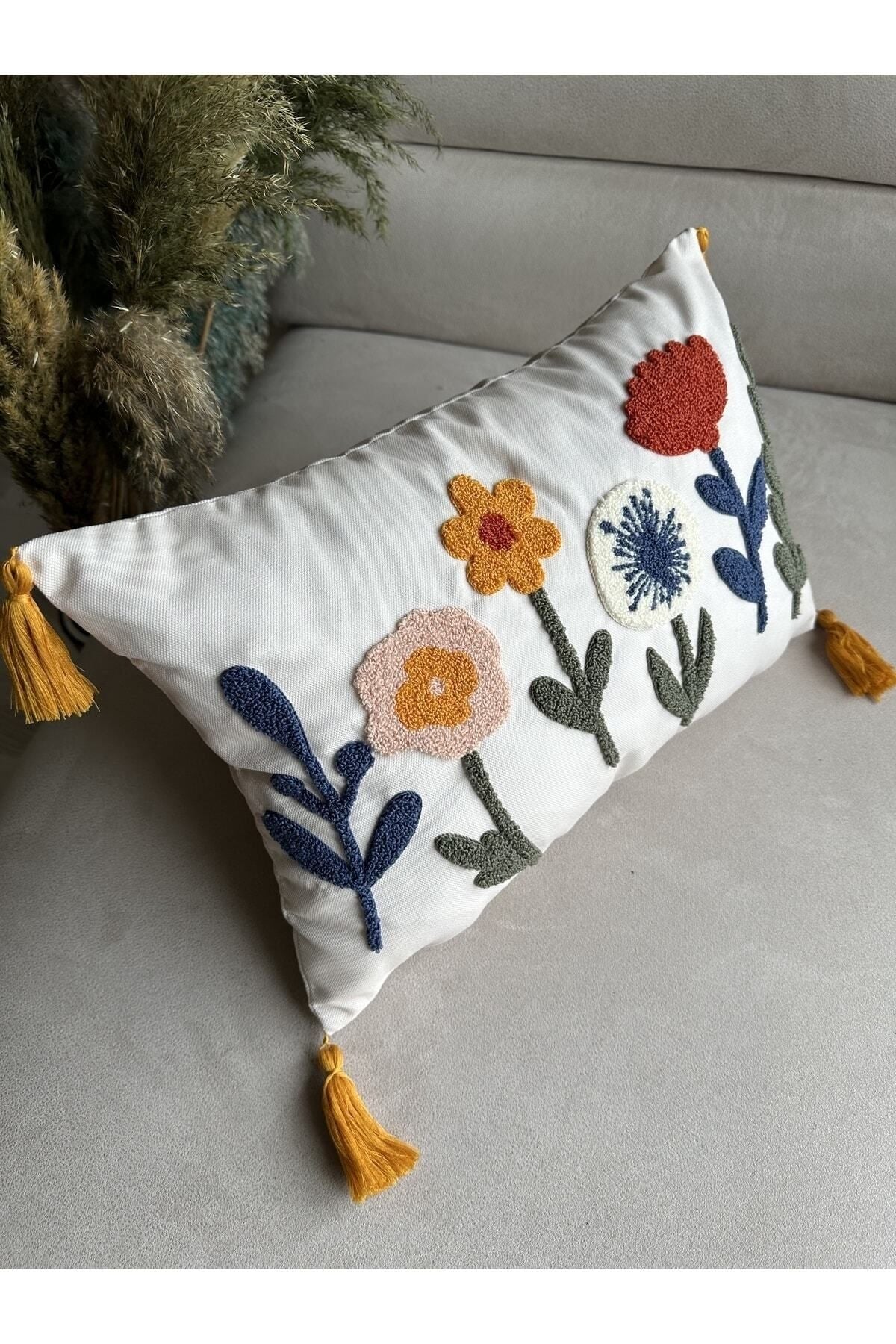 Reset Bugi Home Collection Punch Embroidered Cushion Cover 1