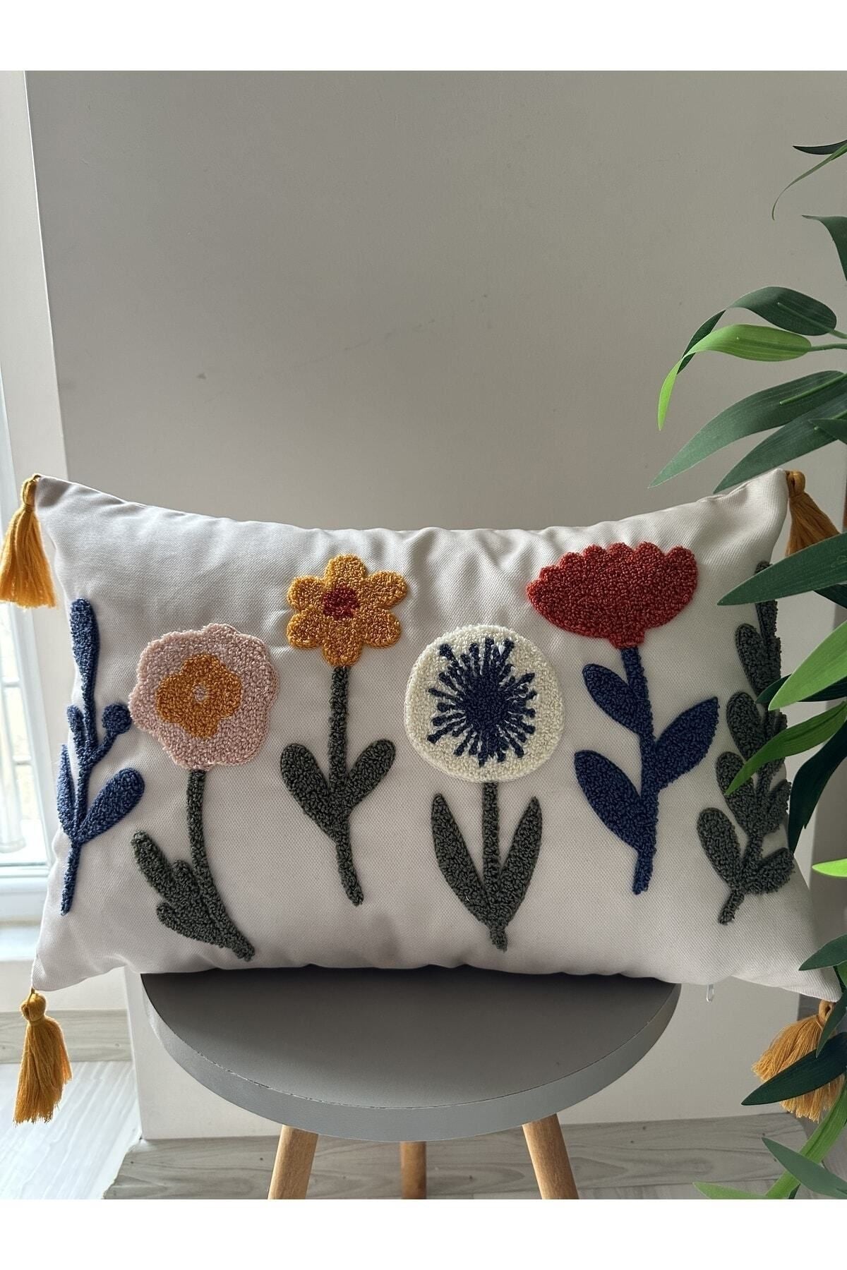 Reset Bugi Home Collection Punch Embroidered Cushion Cover 2