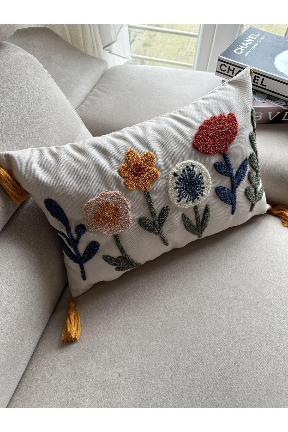 Reset Bugi Home Collection Punch Embroidered Cushion Cover 5