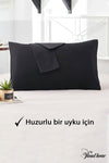 Vionel Home Cotton 2-Piece Pillowcase 50x70 cm Plain Black 2