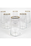 Rakle Avantgarde Gold 6-Piece Glass Set - 540 ml 3