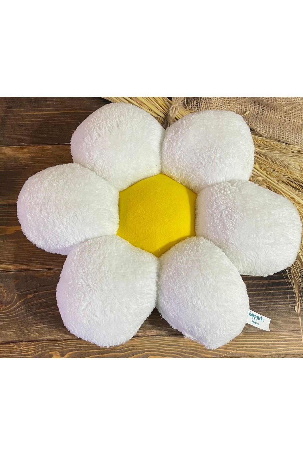 Happyteks Daisy Decorative Plush Pillow Cushion 2