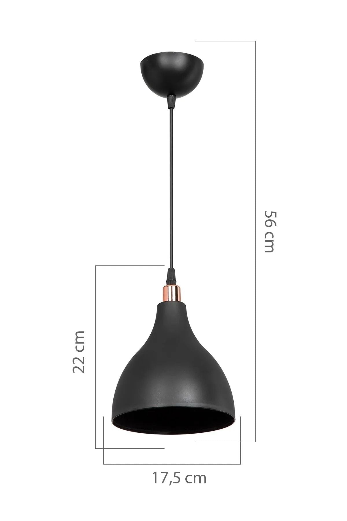 AG LightDesign Black Pendant Lamp Bedroom Living Room Kitchen Corridor Light 2