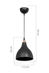 AG LightDesign Black Pendant Lamp Bedroom Living Room Kitchen Corridor Light 2