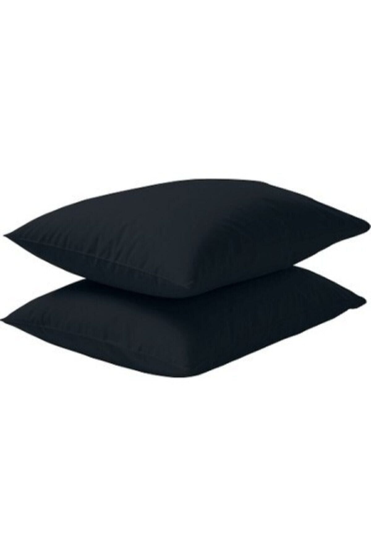 MERTIM 2-Piece 50x70 Renforce Black Pillowcase 1