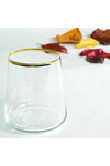 Rakle Avantgarde Gold 6-Piece Glass Set - 380 ml 2