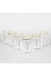 Rakle Avantgarde Gold 6-Piece Glass Set - 380 ml 3