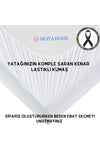 MOYA HOME Alez Kapitone Fitted Waterproof Cotton Mattress Protector Sheet 9 Sizes Kfsg 4