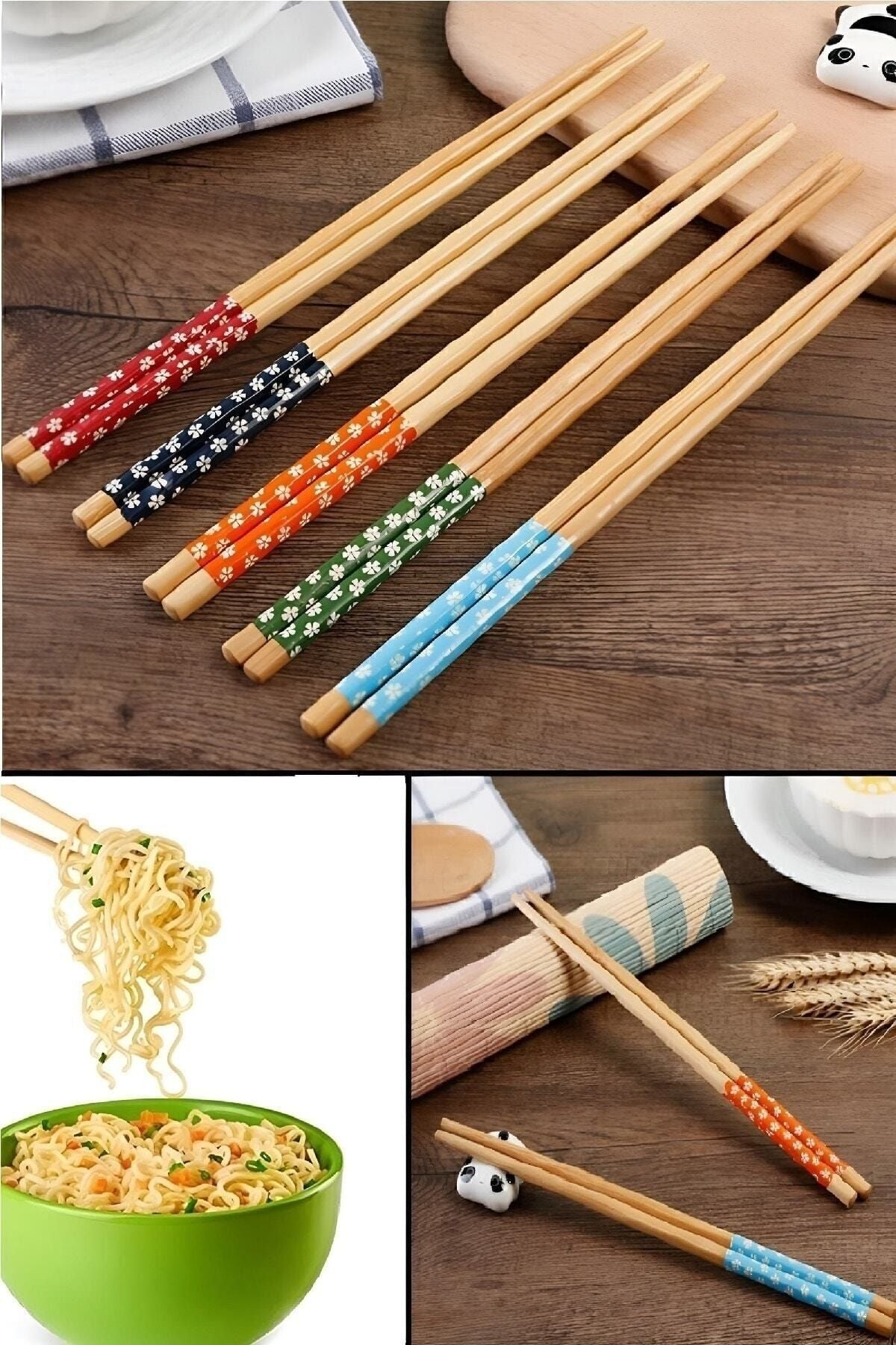 Hermoni Bamboo Chopstick 5-Piece Set 2