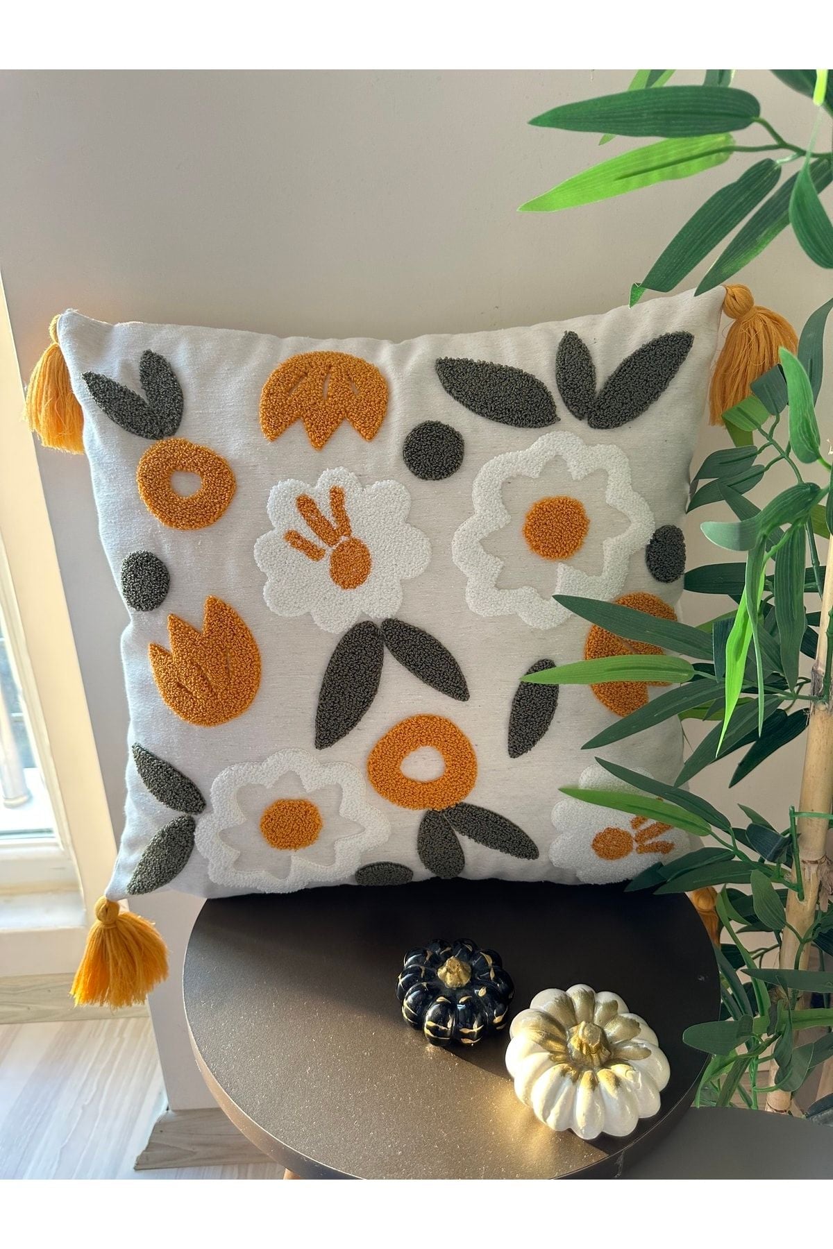 Reset Punch Embroidered Cushion Cover 4