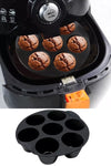 ARNILLO Airfryer Silicone Muffin Cake Mold - 7-Cavity Air Fryer Cake And Muffin Baking Accessory 1