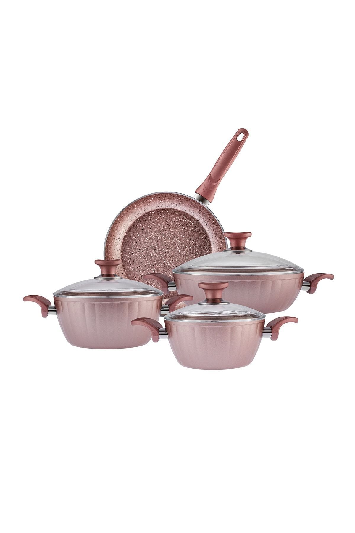 Cookplus Biogranit Dream 7 Piece Cookware Set Rose 5