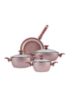 Cookplus Biogranit Dream 7 Piece Cookware Set Rose 5