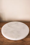 Gemboss Natural Marble Serving Plate, Presentation Tray, Round Decorative Marble 5