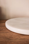 Gemboss Natural Marble Serving Plate, Presentation Tray, Round Decorative Marble 6