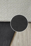 Balat Halı 3-Piece Bathroom Rug Set Plush Post Carpet Dark Gray 50x90--50x60---50x50(Round) 2