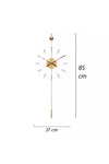 MetaQuartz Aksesuar Gravity Premium Gold Wall Clock 4