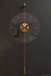 MetaQuartz Aksesuar Gravity Premium Gold Wall Clock 5