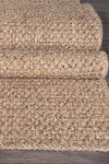 Konfor Halı Rusticana 3101 Naturel Jüt Halı Modern Örme Kilim 2