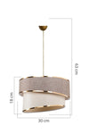 BBY HOME & DESIGN Modern Kyros Chandelier 2