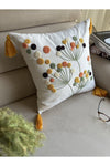 Reset Starstalia Home White Fabric Punch Embroidered Cushion Cover 3