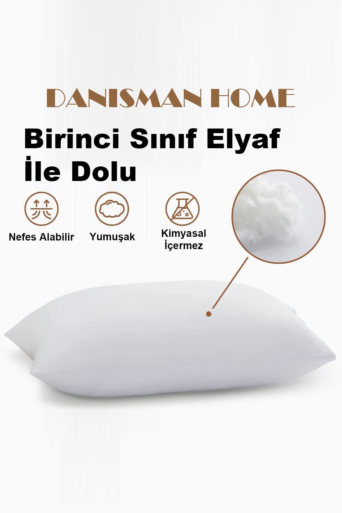 DANIŞMAN HOME 6 Piece Cushion Inner Pillow Set 2