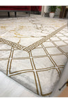 MEKA TEKSTIL New Model Cream Pyramid Elastic Carpet Cover Velvet 2