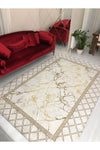 MEKA TEKSTIL New Model Cream Pyramid Elastic Carpet Cover Velvet 3