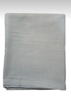 Gülce Home Collection Gray Linen Fabric Striped Tablecloth 160*220 cm 2