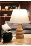 HOMING Natural Wooden Fabric Shade Lamp Ayd-3562 5