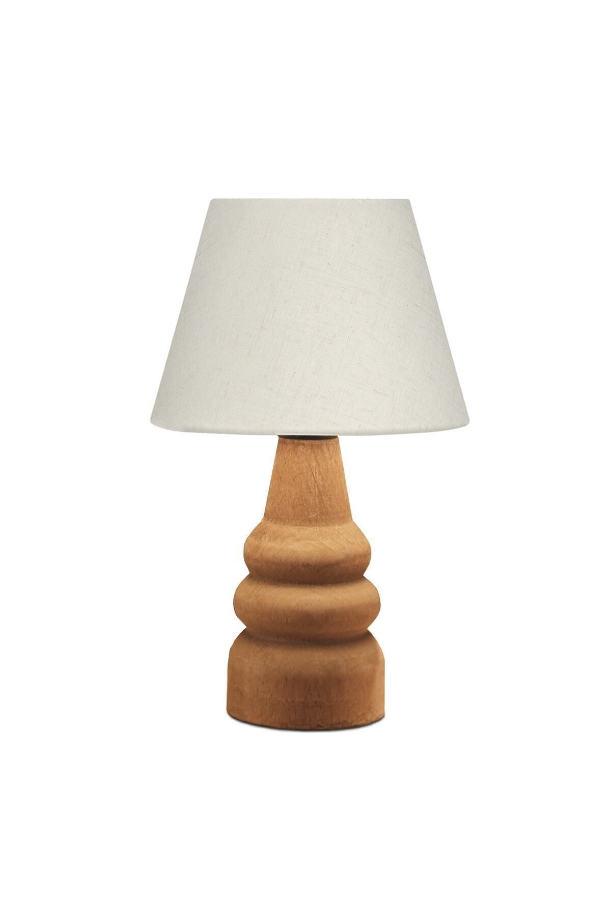 HOMING Natural Wooden Fabric Shade Lamp Ayd-3562 6