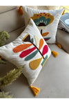 Reset Ottoson Home Collection Punch Embroidered 2 Piece Cushion Cover 3