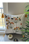 Reset Starstalia Home White Fabric Punch Embroidered 2 Piece Cushion Cover 3