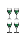 Paşabahçe 440113 Diamond Footed Coffee Side Water Glass Set of 4 1