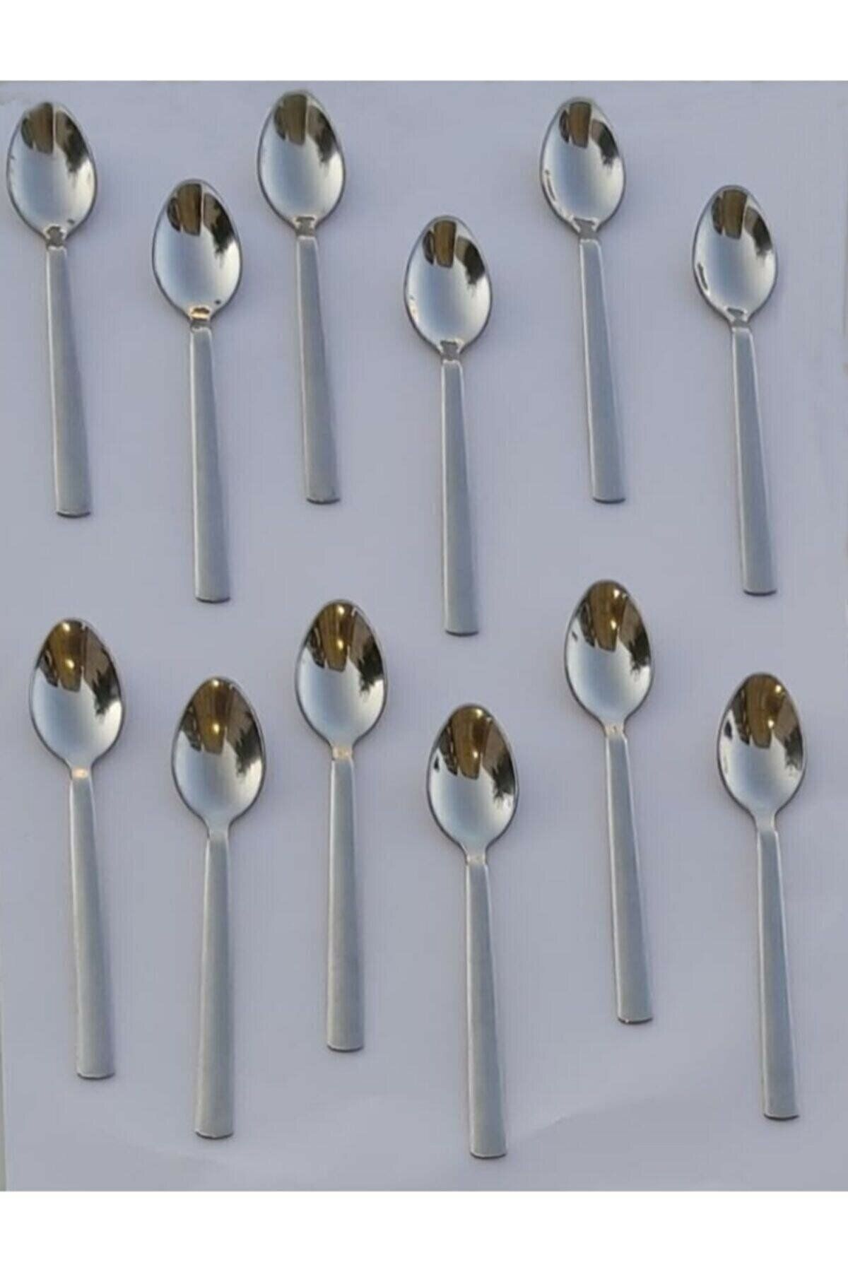 Doğuş Pazar 24 Pieces Stainless Steel Luxury Tea Spoon Stick Tea Spoon 2