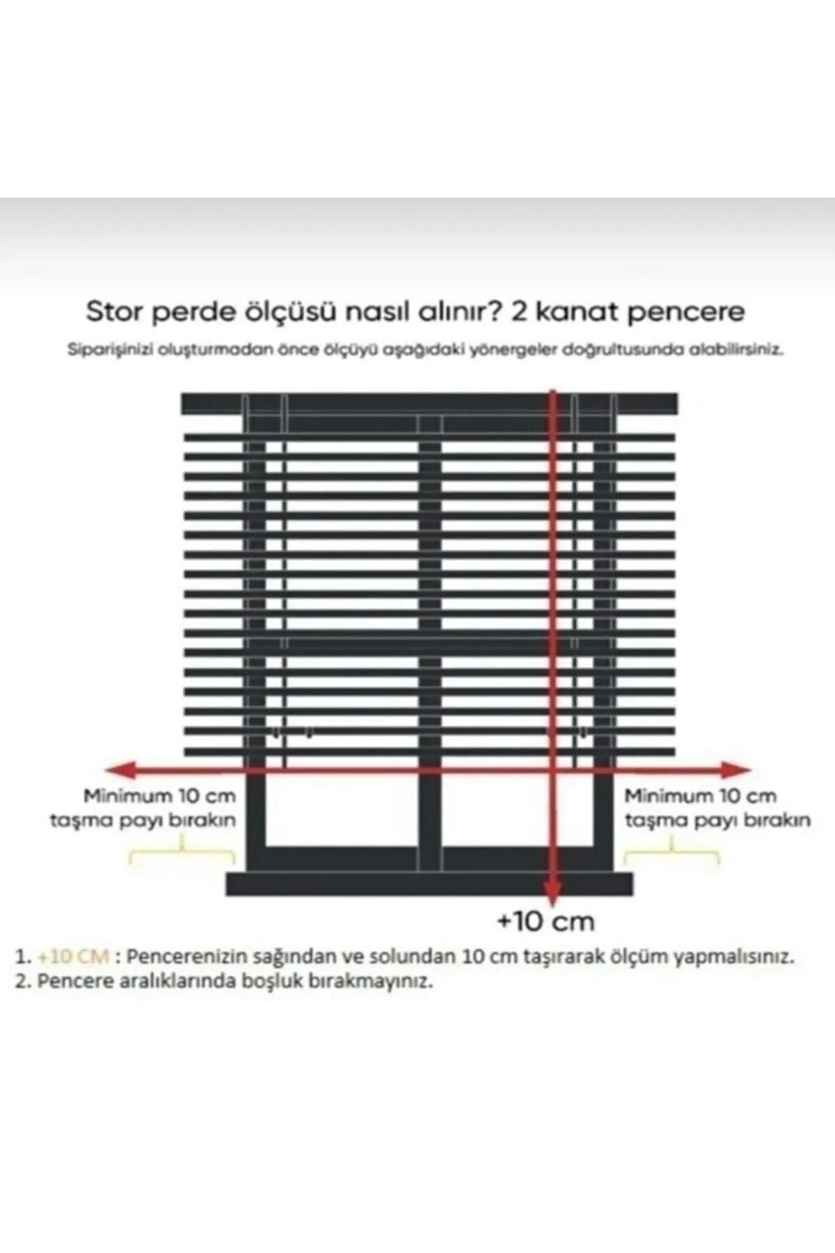 Abant Düz Stor Perde Beyaz Güneşlik Stor Perde [1. Sınıf Keten Stor] 5