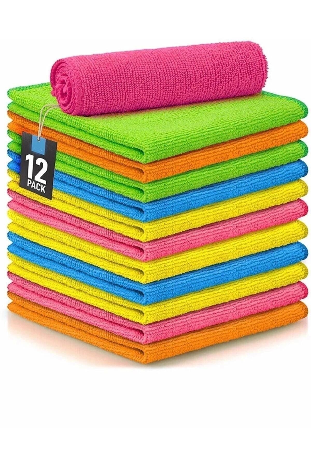 Lİ-BU HOME DECOR CONCEPT Microfiber Cloth 12-Pack 1