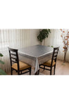 Barış Home Collection Luxury Wipeable Hygienic Thread Pattern Transparent Coated PVC Tablecloth 2