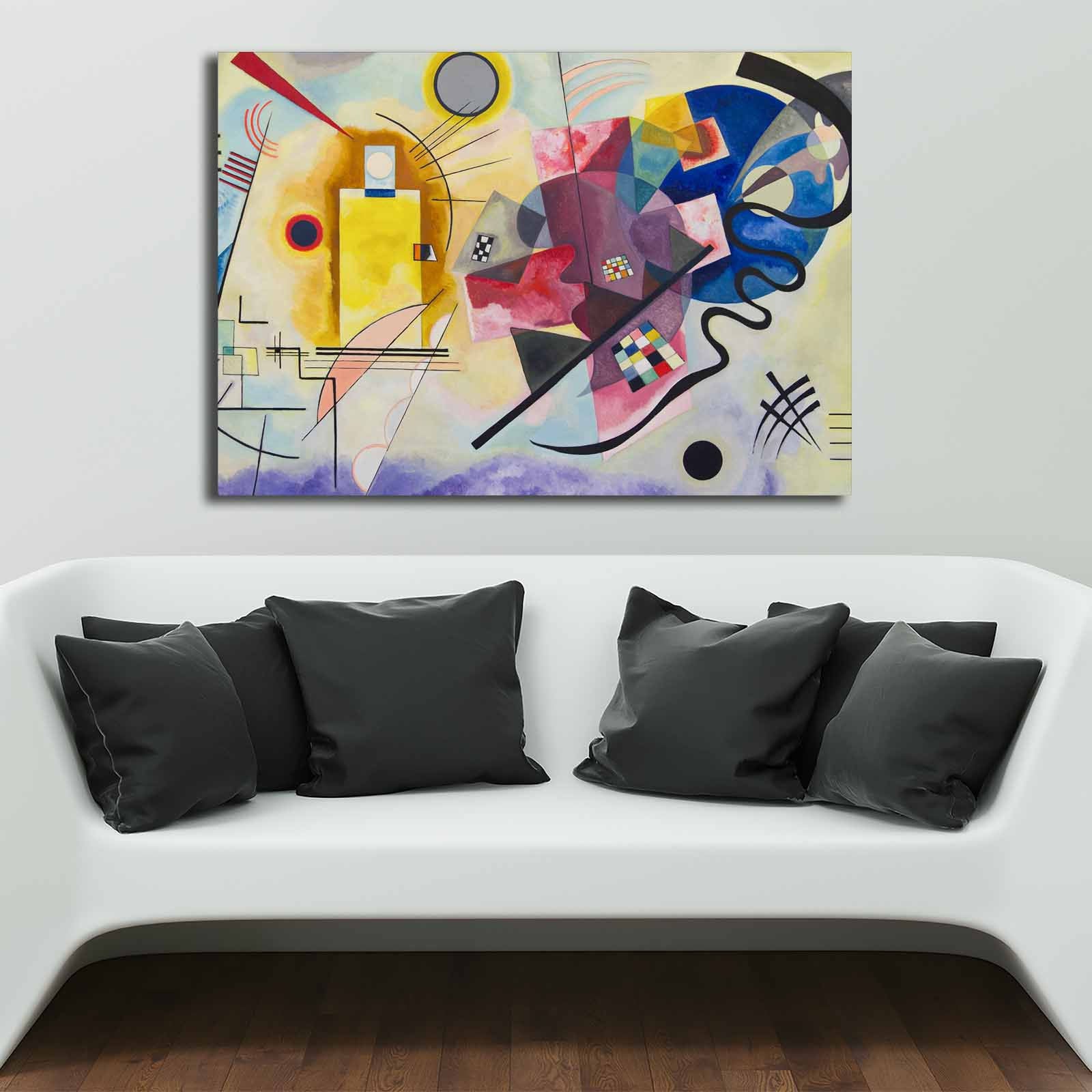 Decorative Canvas Painting 70100KANDINSKY028 Multicolor 677VSL1163 1