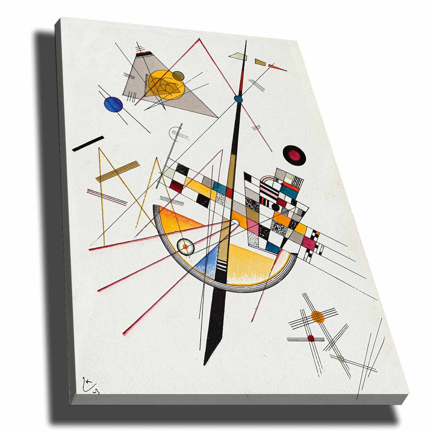 Decorative Canvas Painting 70100KANDINSKY034 Multicolor 677VSL1169 2