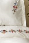 Karaca Home Blance 100% Cotton Embroidered Double Duvet Set White 3