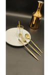 BRONDOFF Wessenburg Selanik 24 Pc Titanium Gold Cutlery Set 2