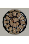 Genel Markalar Wooden Rope Decorative Wall Clock Dmswaall 1