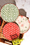 Kitchen Life 6-Piece Special Design Handmade 21cm Christmas Cake Plate Set 2