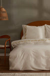 Karaca Home Alissa 100% Cotton Embroidered Double Bed Duvet Set White 5