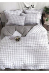 Mariva Home Plaid Double-Sided Double Duvet Cover Set 3