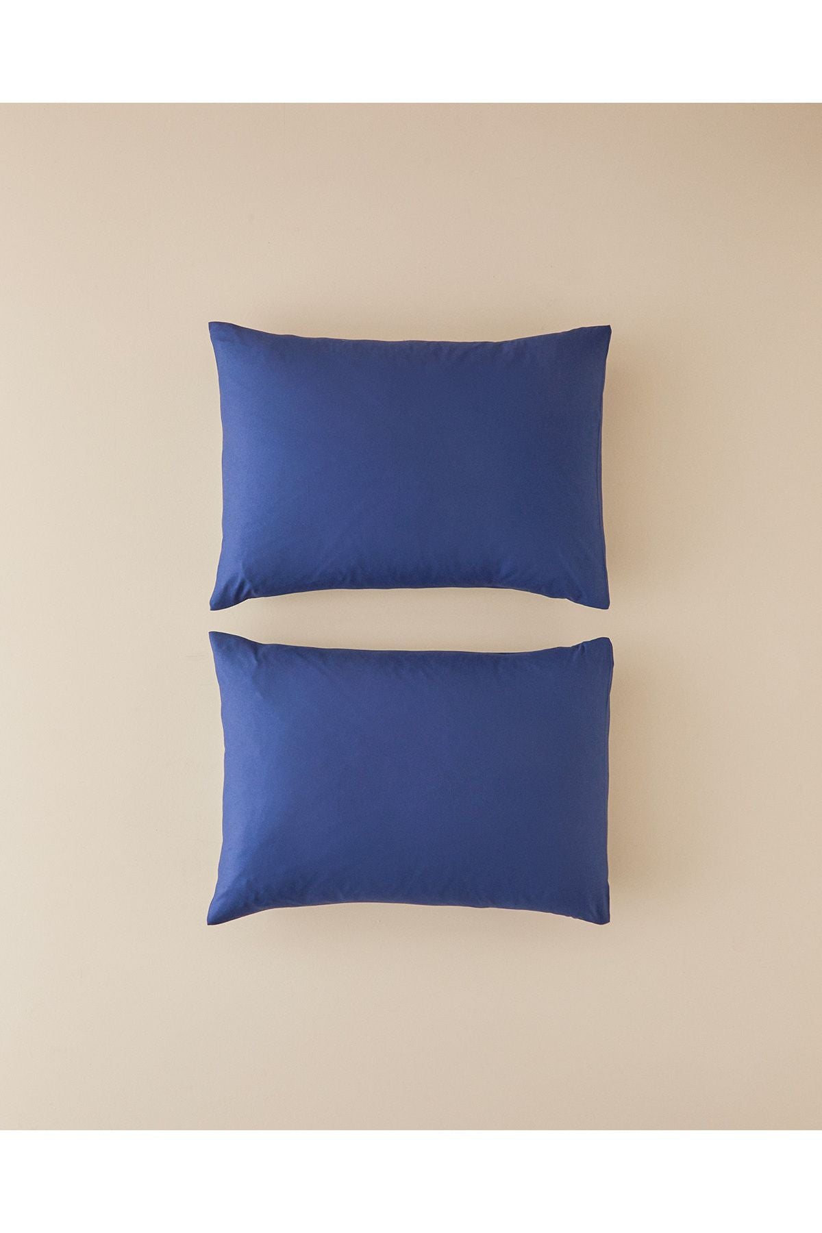 English Home Plain Cotton 2-Pack Pillowcase Night Blue 1