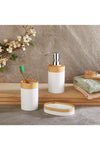 Bersachef Limpia Bamboo Patterned 5-Piece Bathroom Set 3