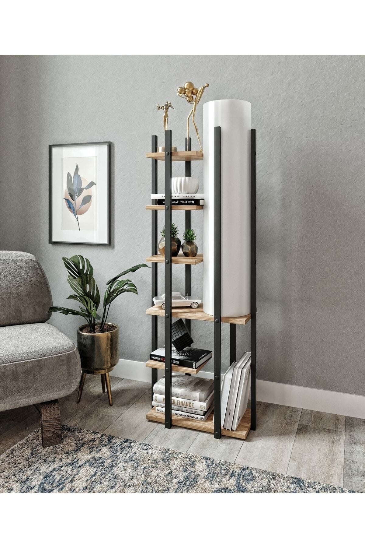 OLEA HOME Moda Dor Bookshelf Floor Lamp 2